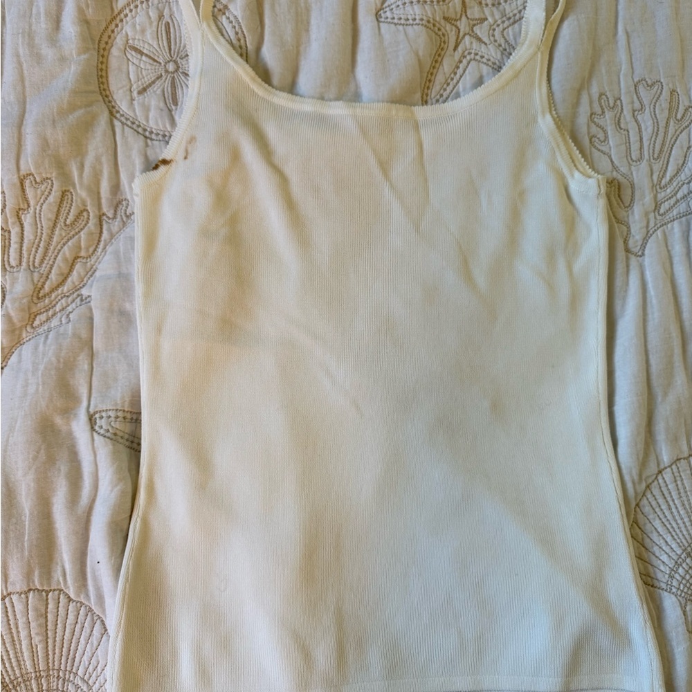 Embellished White Tank Top - Picture 9 of 11